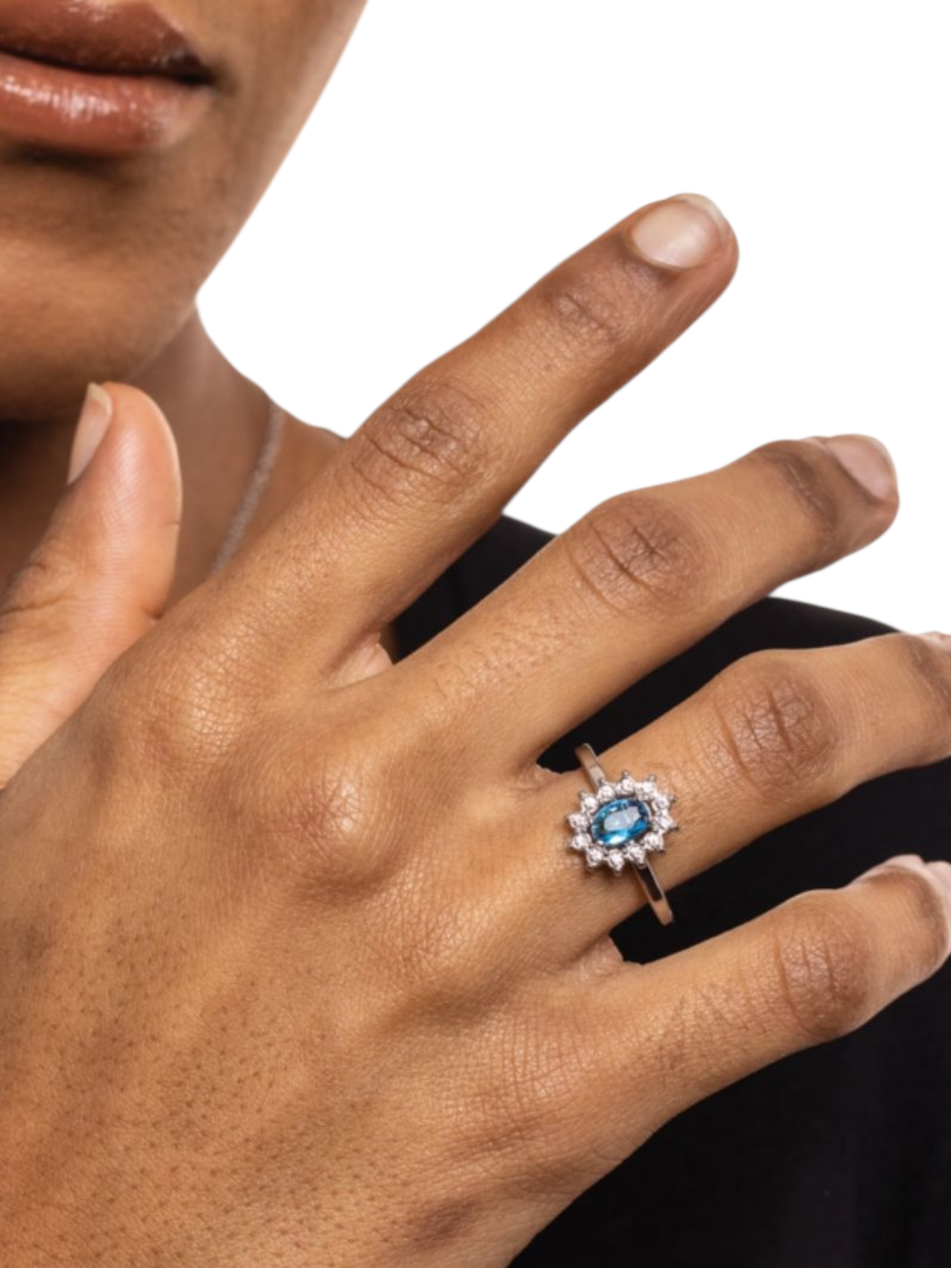 Anello Cristallo Kate turchese