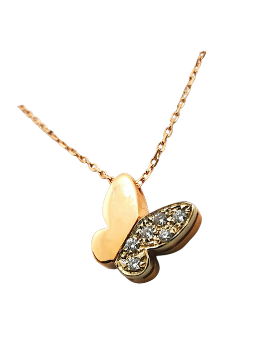 Collana Donna Farfalla 750/1000