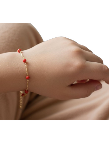 Bracciale Coralli Oro 750/1000