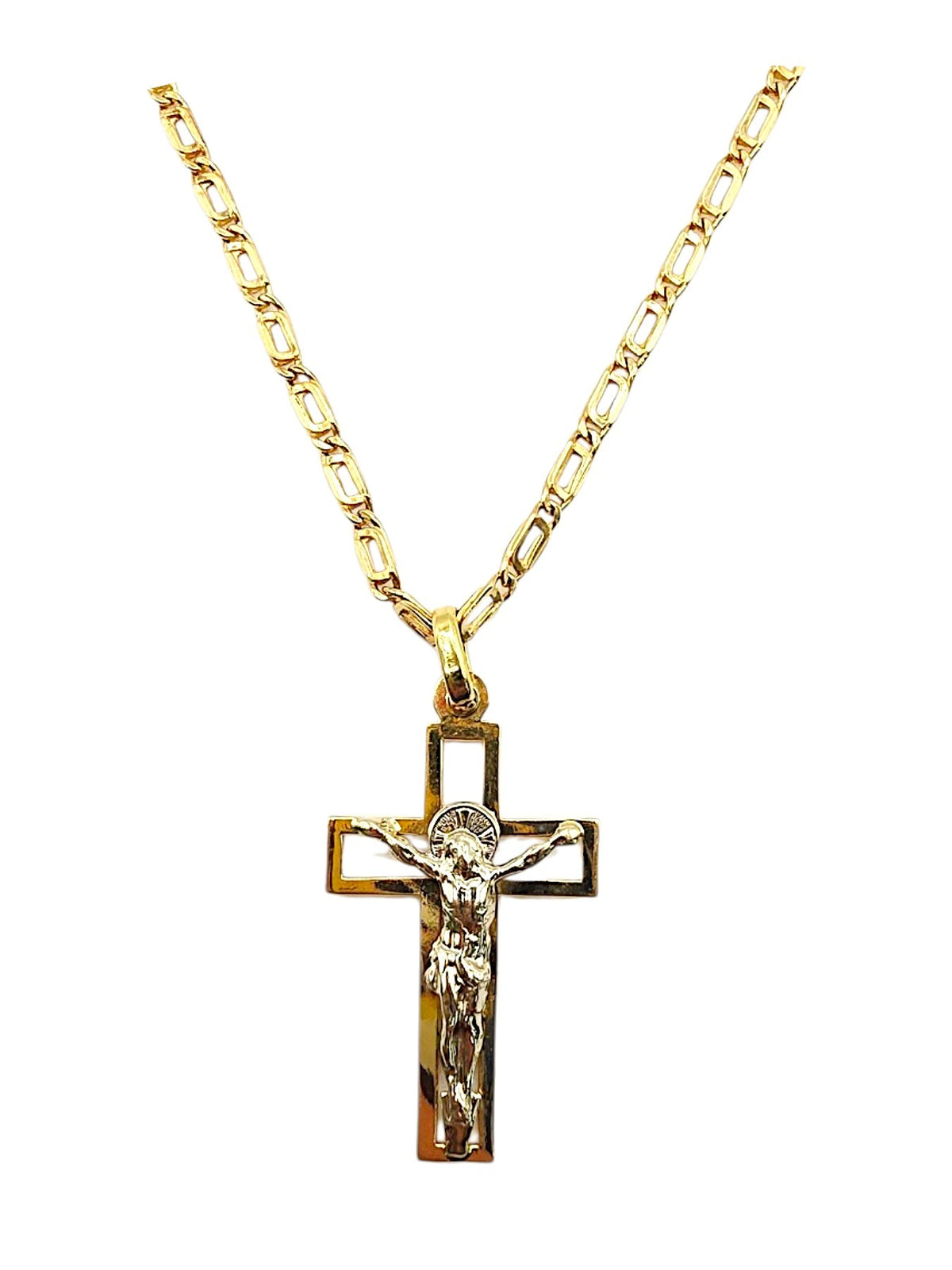 Collana con Crocefisso Oro 750/1000