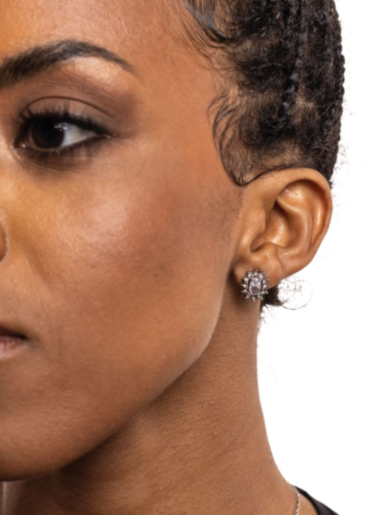 Orecchini Cristallo Kate bianco Brand