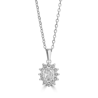 Collana Cristallo Kate bianco