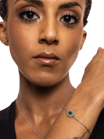 Bracciale Cristallo Kate verde