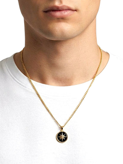 Collana Rosa dei Venti Uomo Oro 750/1000- Collezione Navigator