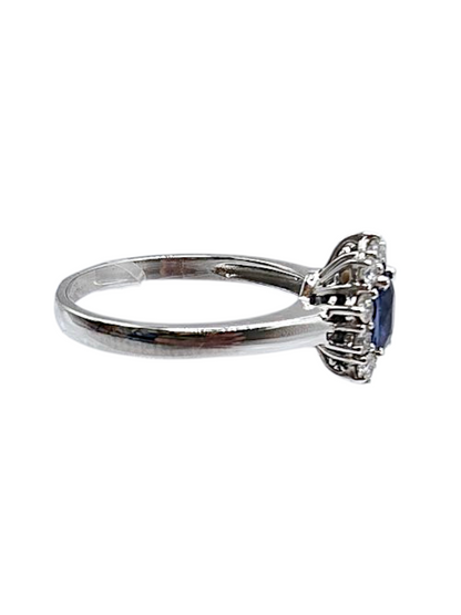 Anello Zaffiro Donna 750/1000