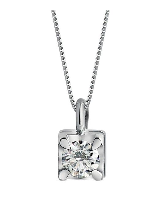 Collana Gallery con diamante