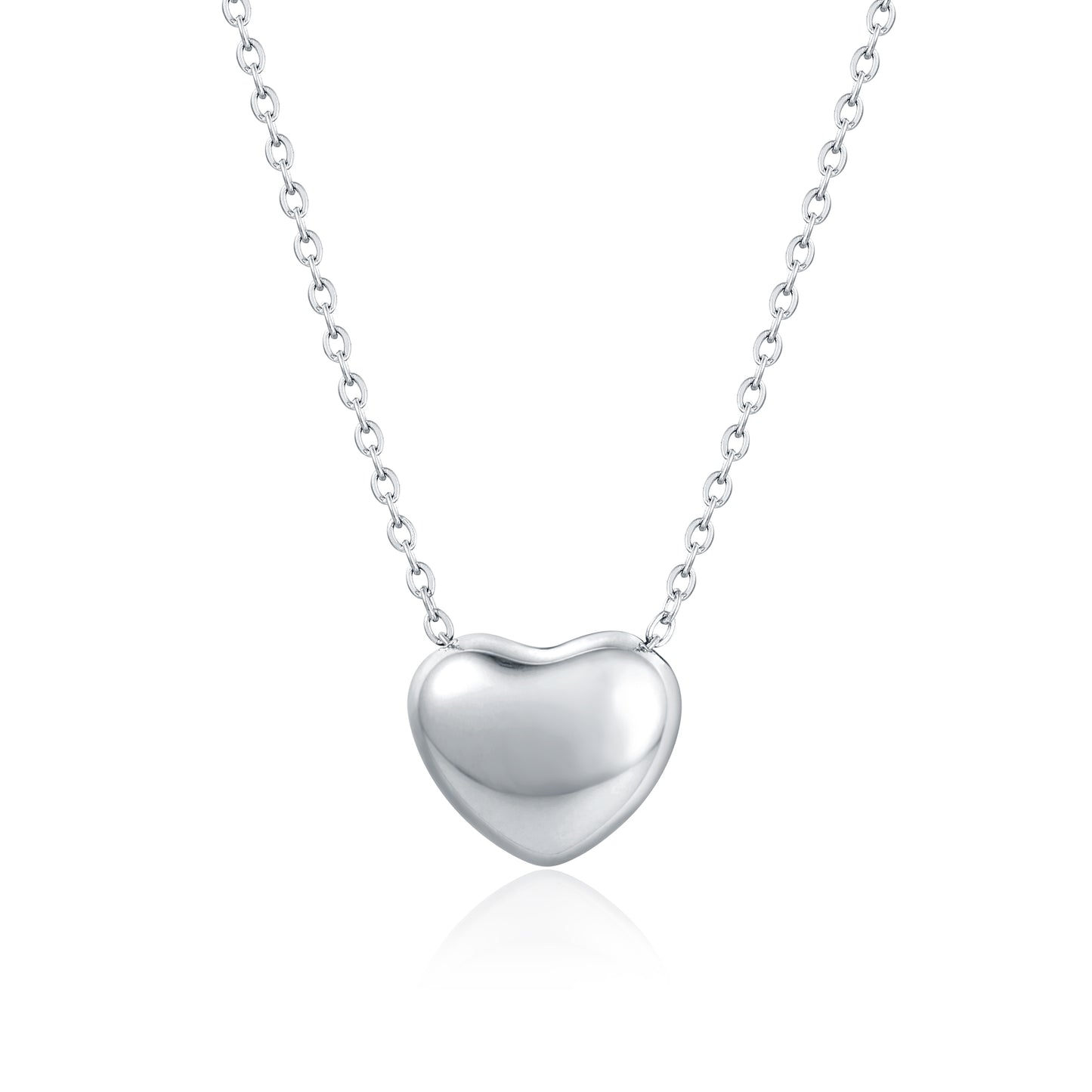 Collana cuore passante