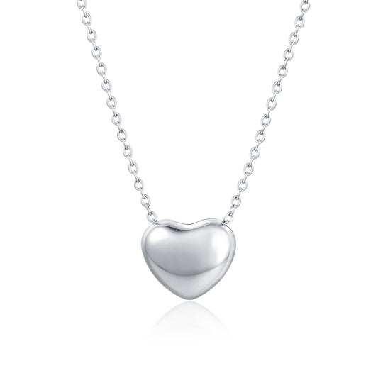 Collana cuore passante