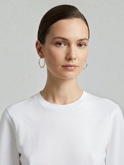 Orecchini Cerchi Oro 18kt